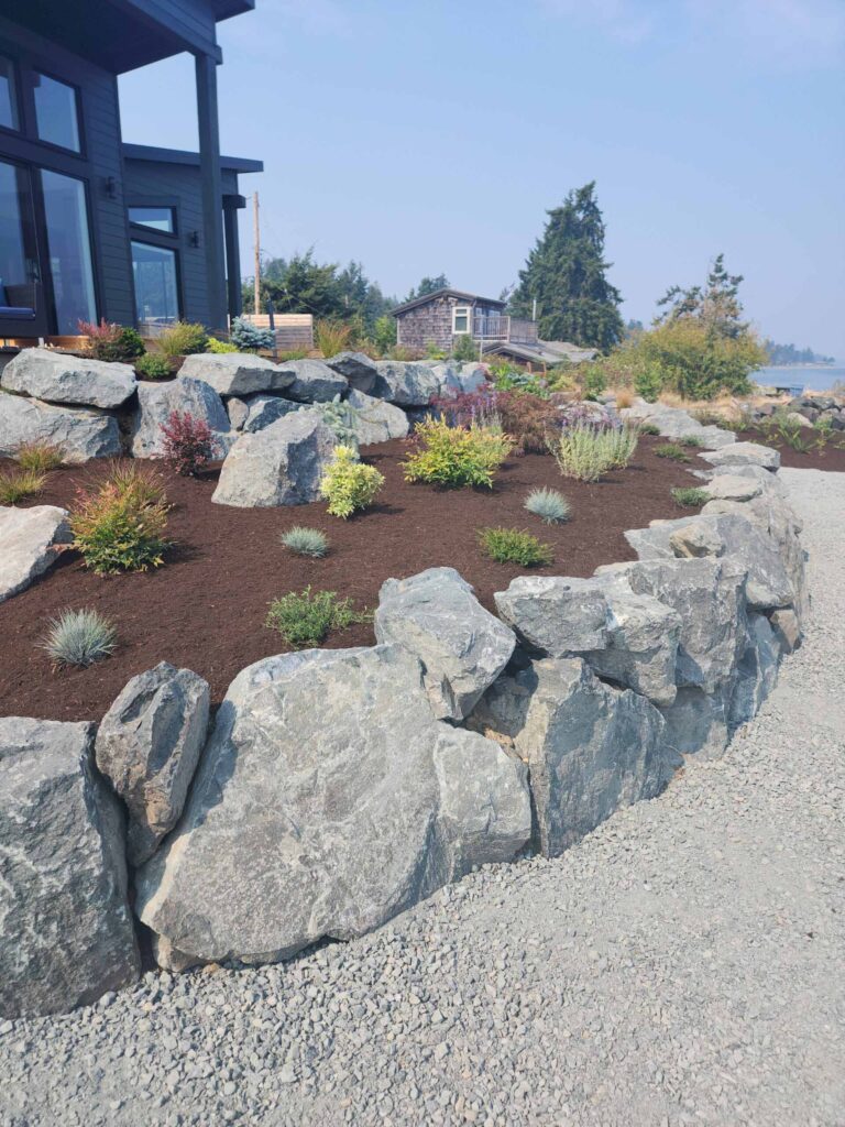 20230825_120050-scaled Landscaping example: Close up view of stone retaining walls