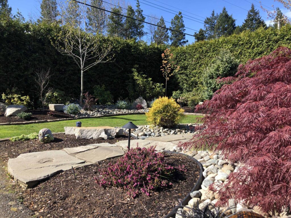 IMG_0779-scaled Landscaping example: This example shows a mix of textures, elements, and a personal touch.